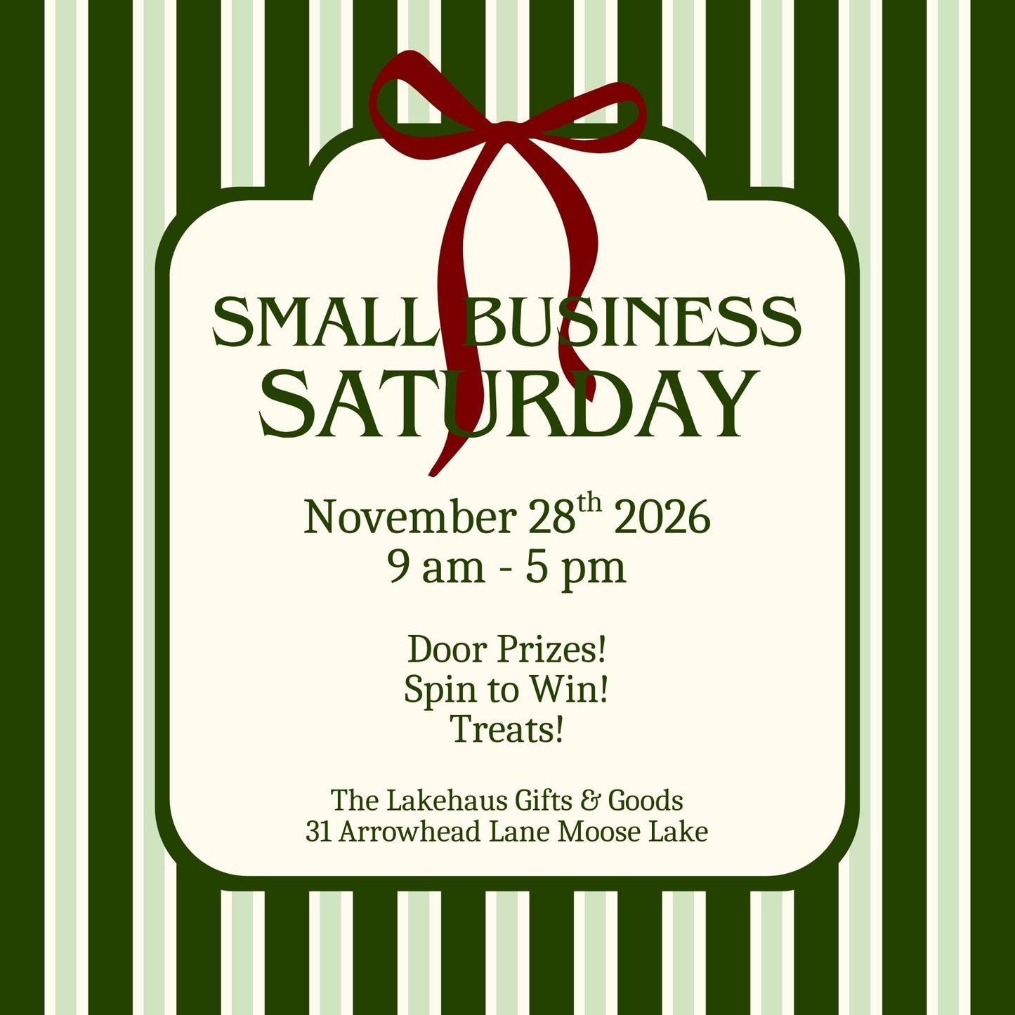 Small Business Saturday