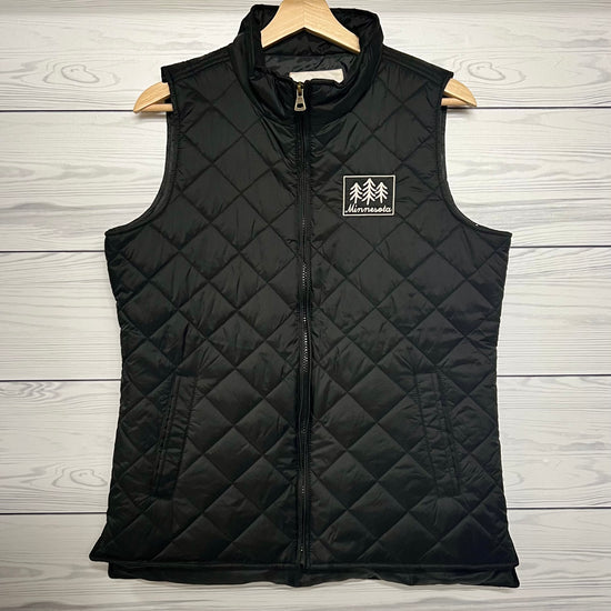 Embordered Minnesota Quilted Vest 