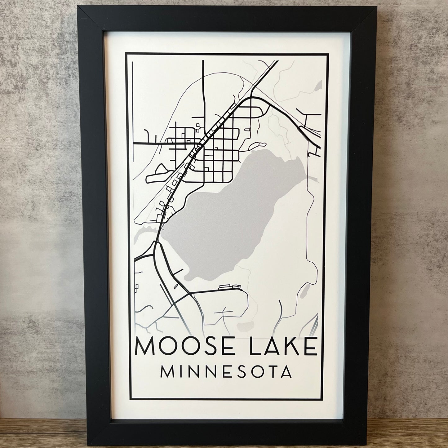 mooselakeminnesotamapwallhanging