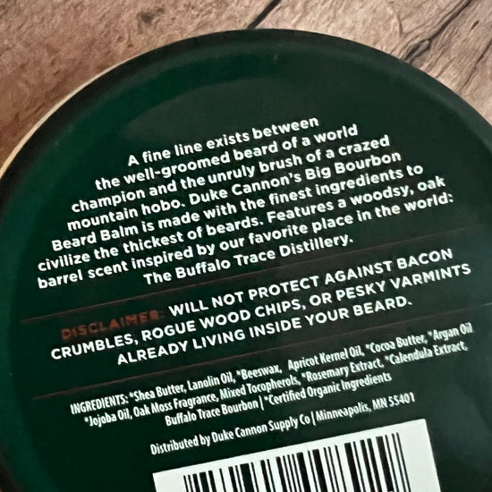 Duke Cannon Beard Balm