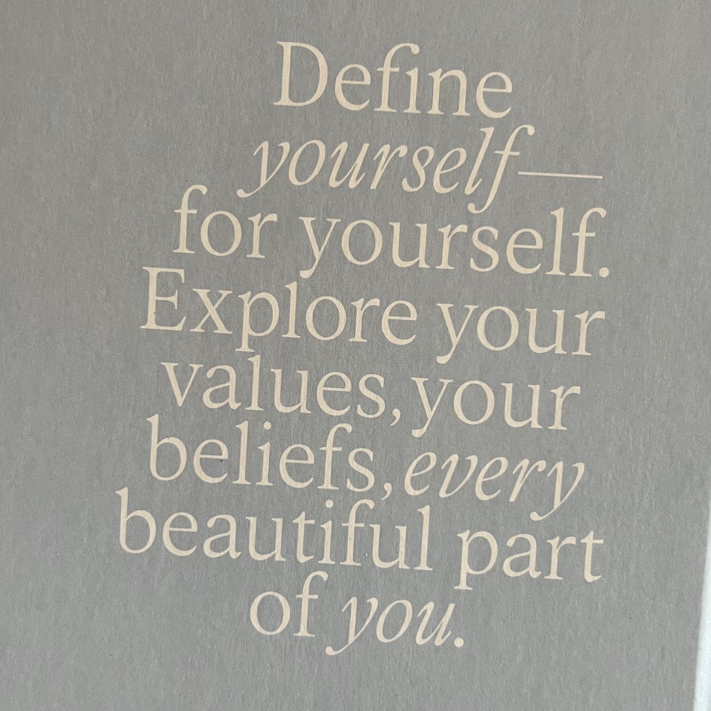 Create Yourself Journal