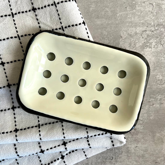 Enameled Soap Dish