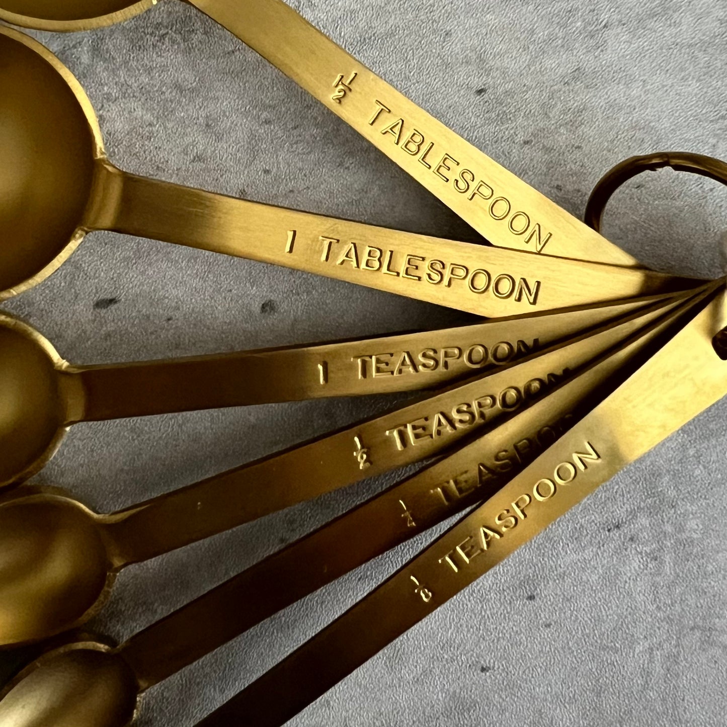 Gold Measuring Spoons