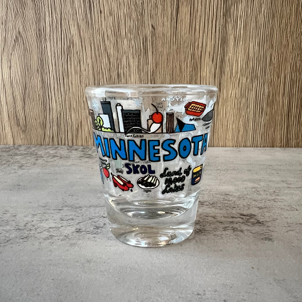 Minnesota Wanderer Shot Glass, Souvenir Shot Glass – Lakehaus