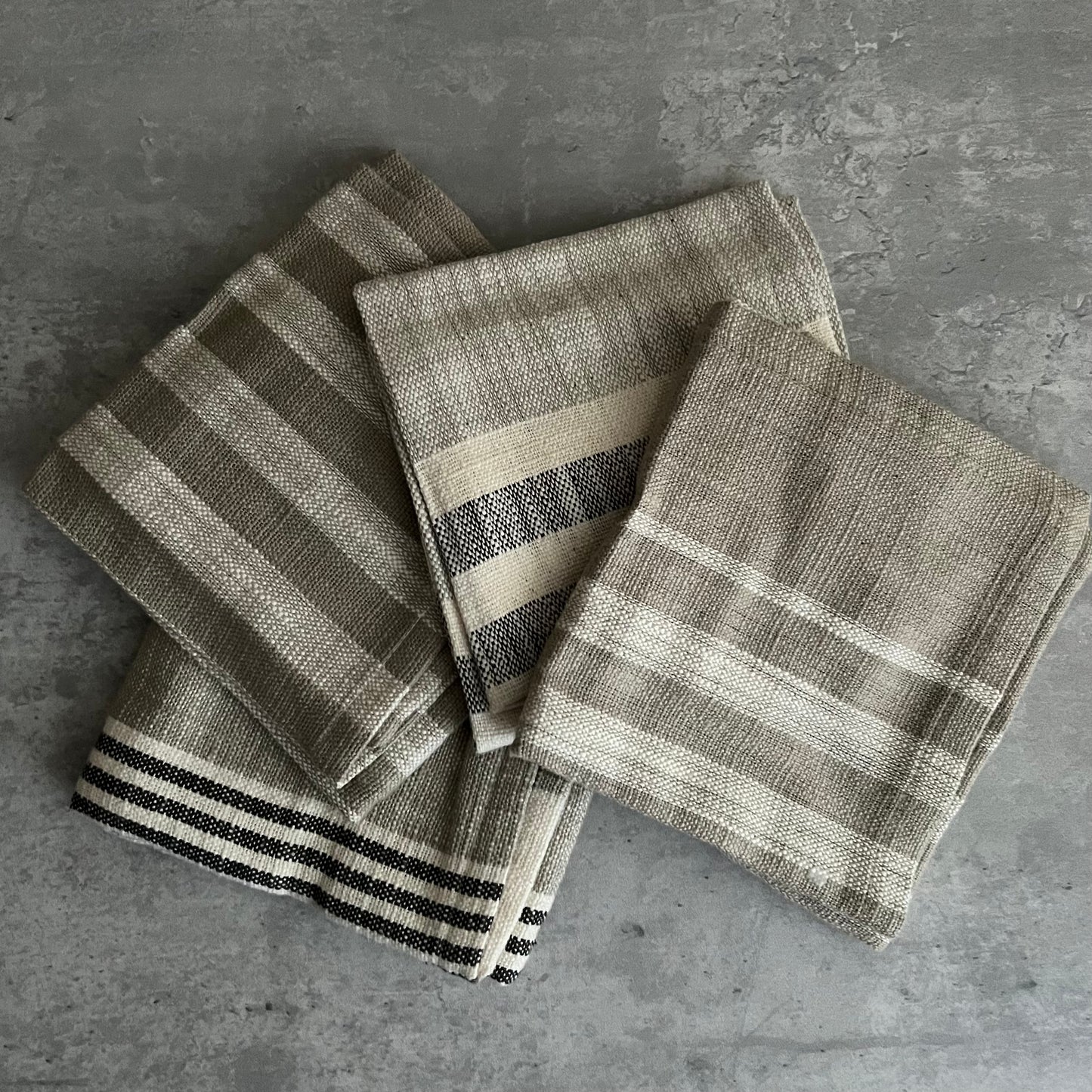 Woven Striped Napkins