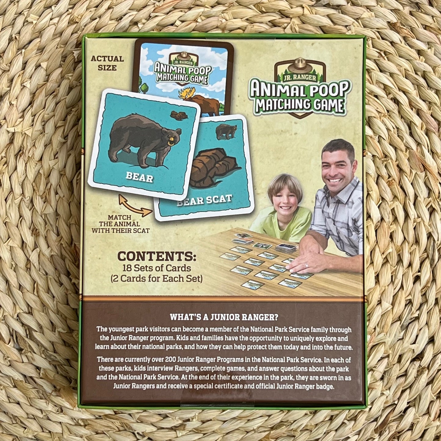 Jr. Ranger Animal Poop Matching Game