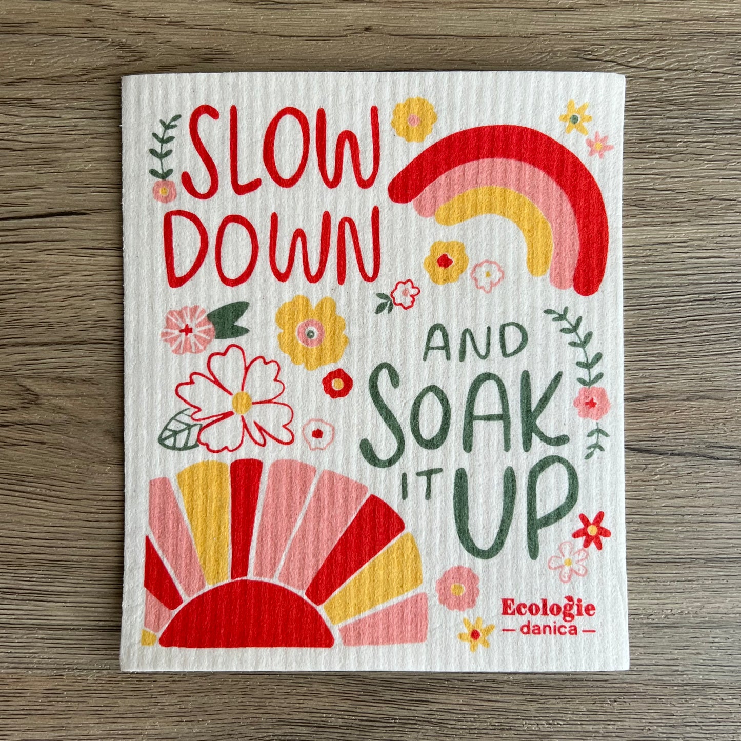 Slow Down Swedish Dishcloth