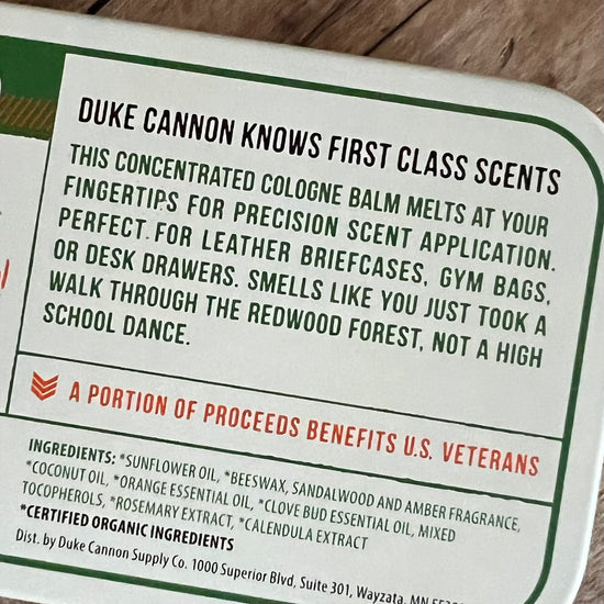 Duke Cannon Solid Cologne